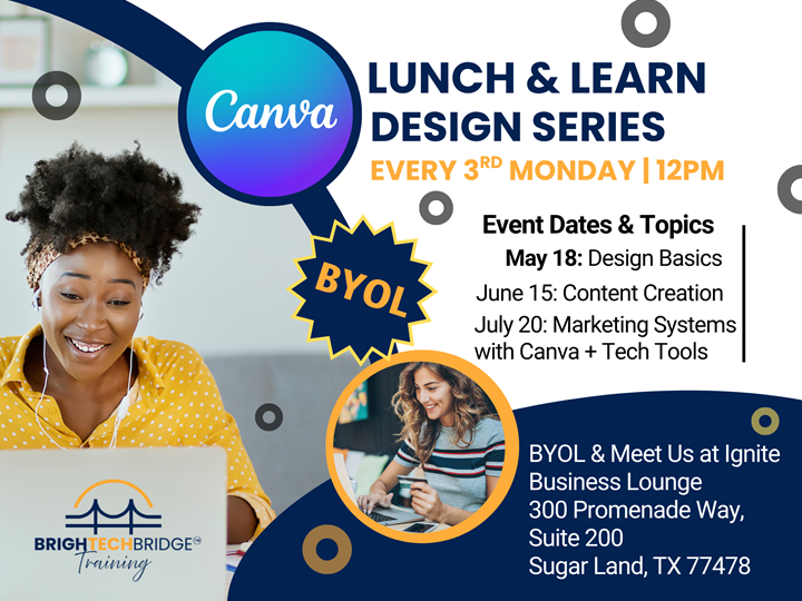 Canva Lunch & Learn Series: Design, Create, and Grow Your Business
